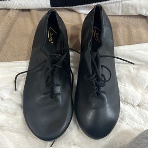 Leo’s Black Tap Leather Dance Shoes —Brand New!